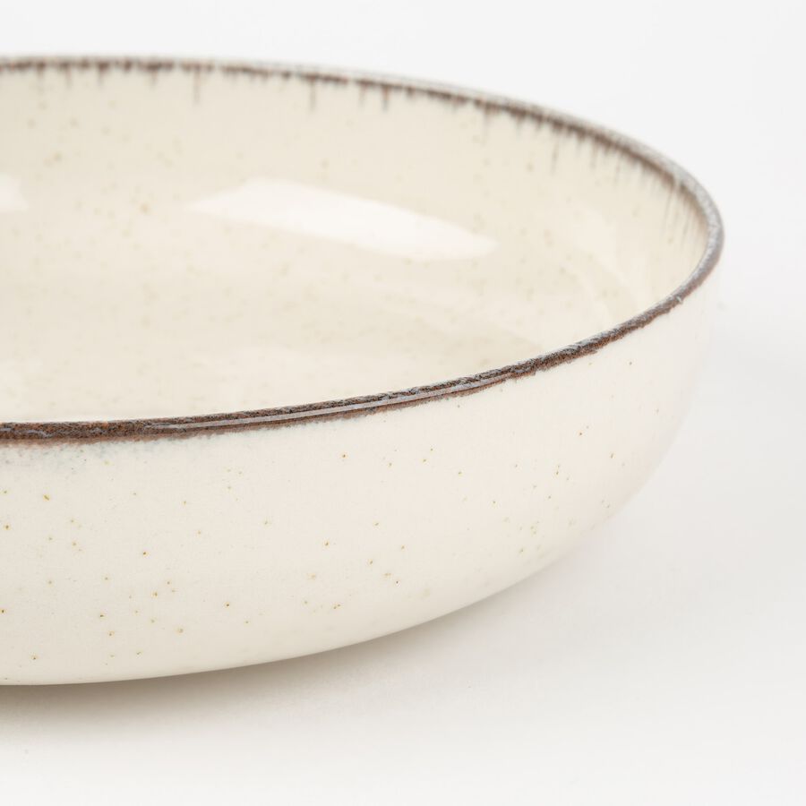 Vajilla de 12 piezas de porcelana marfil Olite