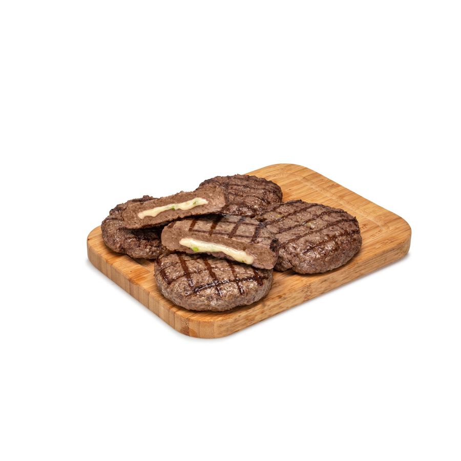 Molde de hamburguesa de pl&aacute;stico 11x14x6cm