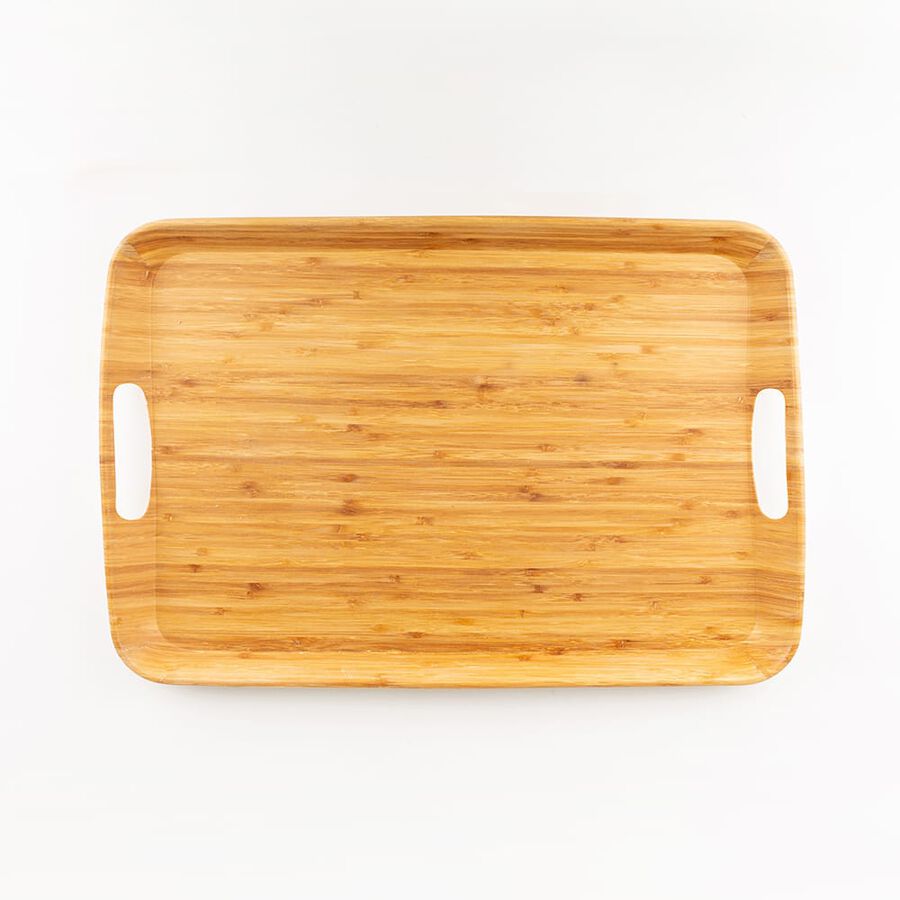 Bandeja de melamina efecto bambú en varias medidas