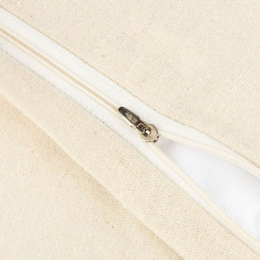 Funda de coj&iacute;n de algod&oacute;n con flecos Cuzco 45x45cm