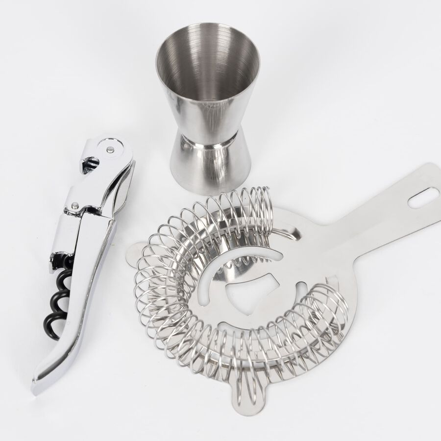 Set de 4 piezas de cocktail de acero inoxidable Shaker