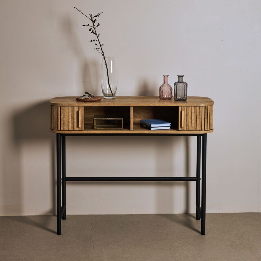 Consola de madera MDF Valote 100x35x80cm