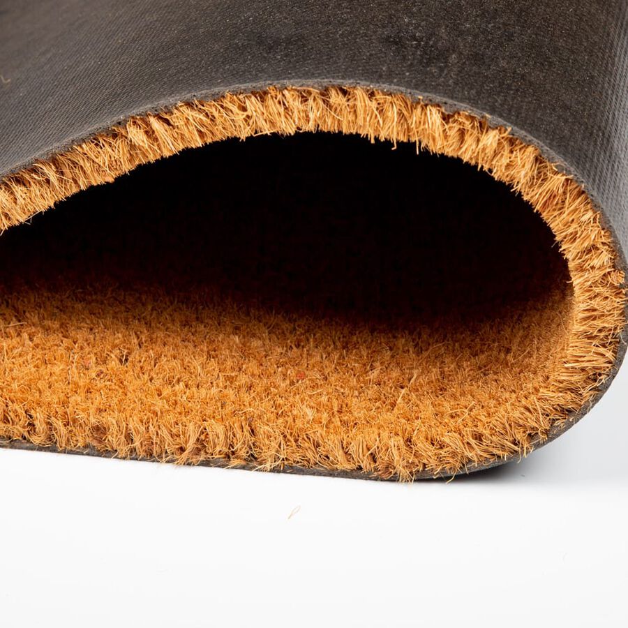 Felpudo de fibra de coco liso 60x40cm