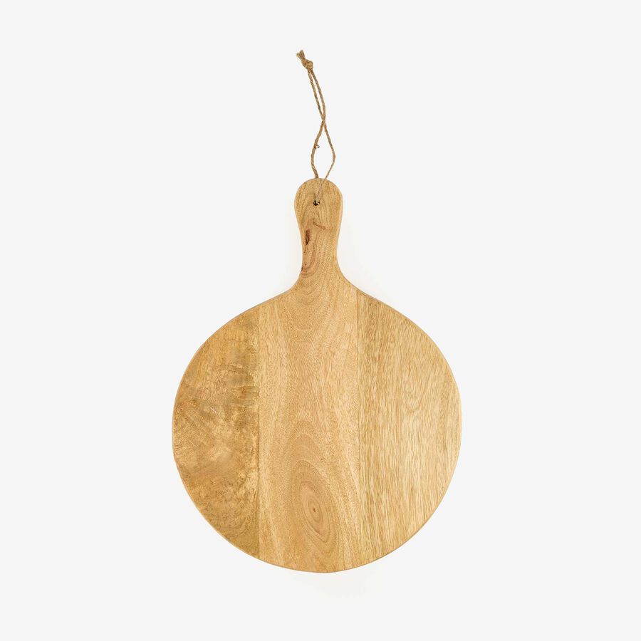 Tabla de cortar de madera mango Ø50cm