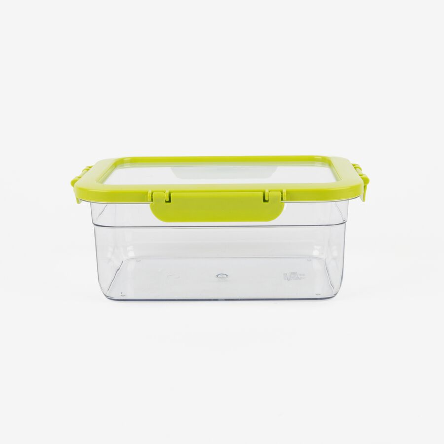 T&aacute;per de polipropileno rectangular herm&eacute;tico Samba 23x18x10cm - 2,2L