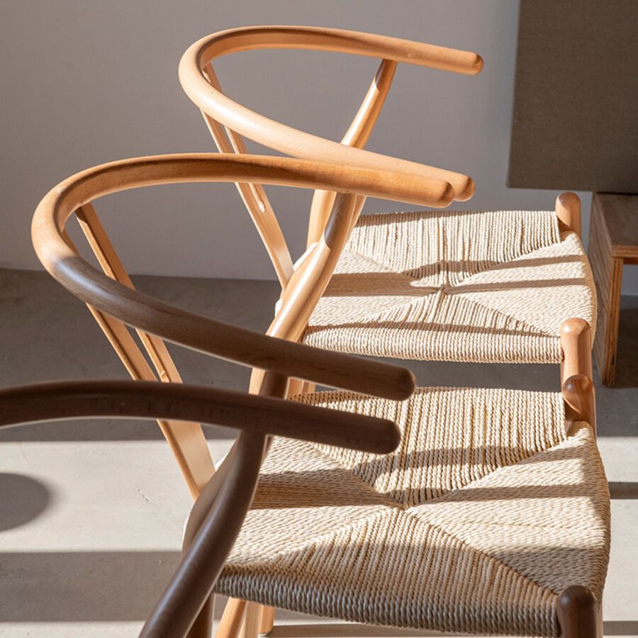 Silla de comedor de madera de haya Irma 56x52x76cm