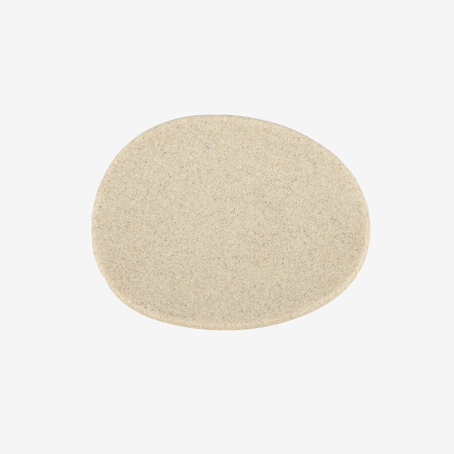 Jabonera de poliresina Clear Stone 14x11cm