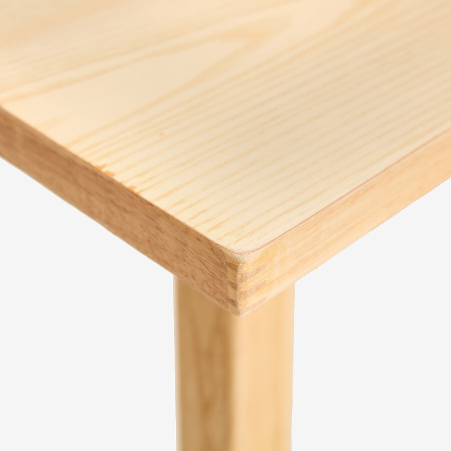 Mesa de comedor de madera de olmo Essen 140x80x75cm