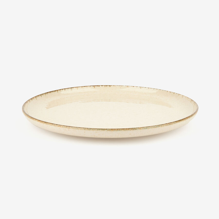 Vajilla de porcelana marfil Olite