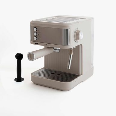 Cafetera expresso 20 bares beige Bruma