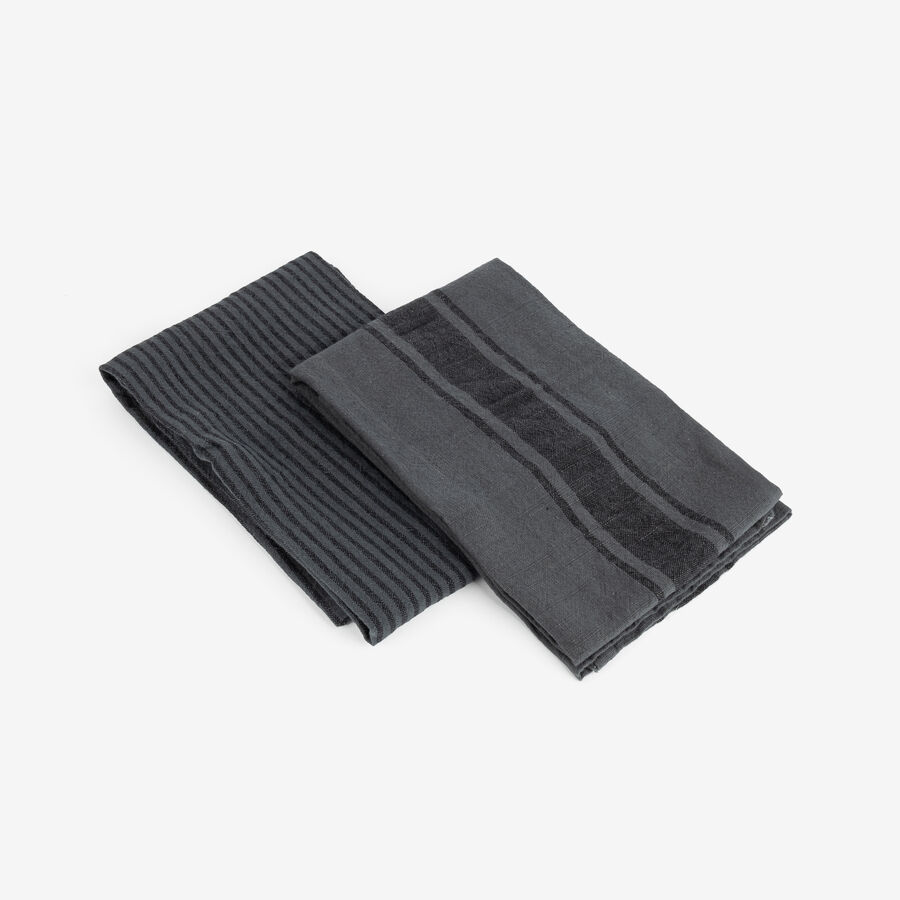 Set 2 pa&ntilde;os algodon surtidos 45x70cm