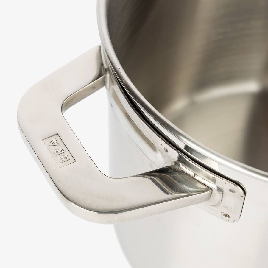 Olla de acero inoxidabe con tapa Advance Ø20cm