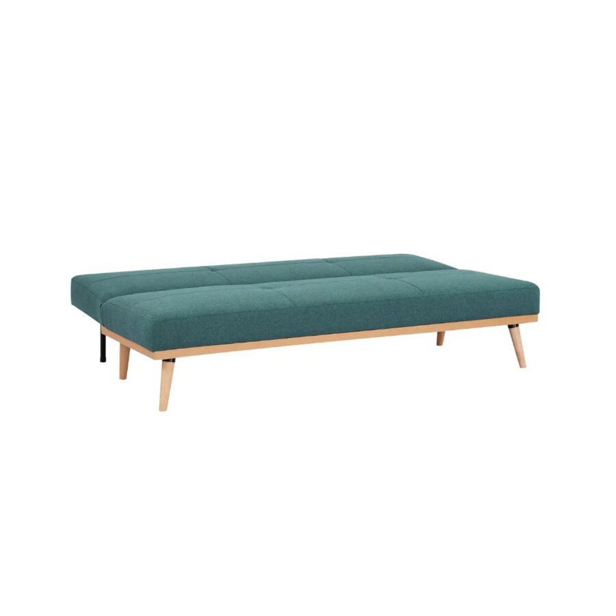 Sofá cama 3 plazas verde Dylan 182x80x80cm