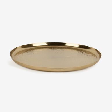 Bandeja dorada de 39cm Aura