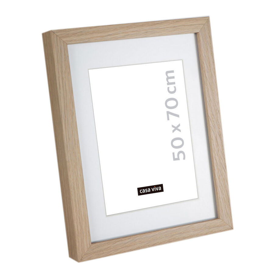 Marco de fotos de madera natural 50x70cm