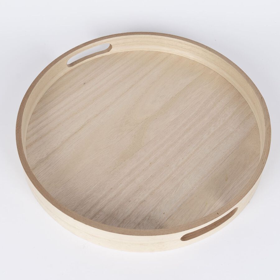 Mesa auxiliar con bandeja Cavea &Oslash;35x38cm