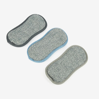 Set de 3 estropajos de microfibra