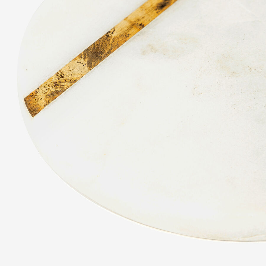 Set de 4 posavasos con efecto mármol Ø10cm