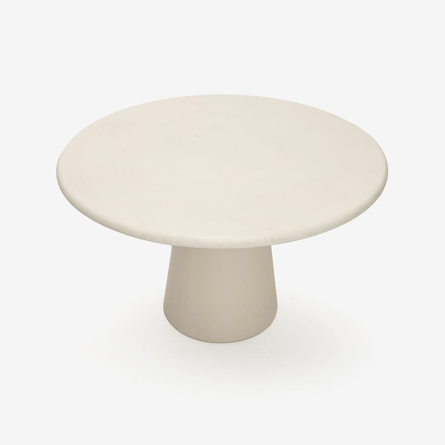 Mesa de comedor de microcemento Kurli Ø120x75cm Clau&Chloe