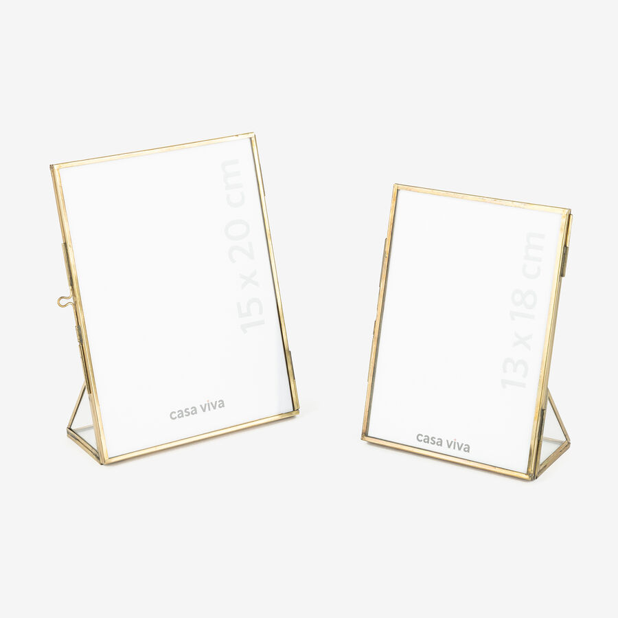 Marco de fotos dorado 13x18cm
