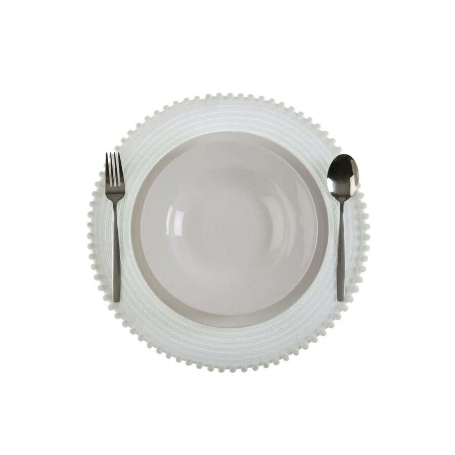 Mantel individual blanco &Oslash;38cm