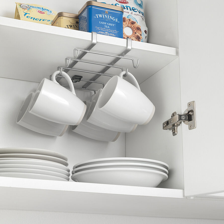 Colgador para 10 tazas acero inoxidable 14x28cm