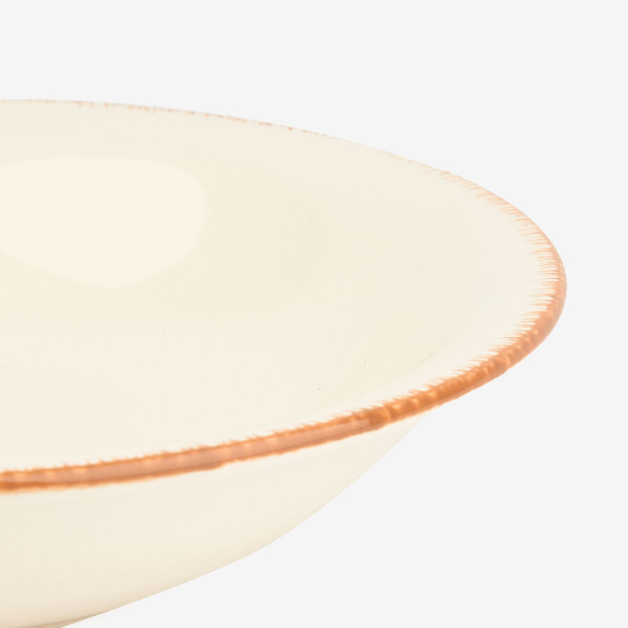 Vajilla de 18 piezas de cer&aacute;mica ocre Bargas