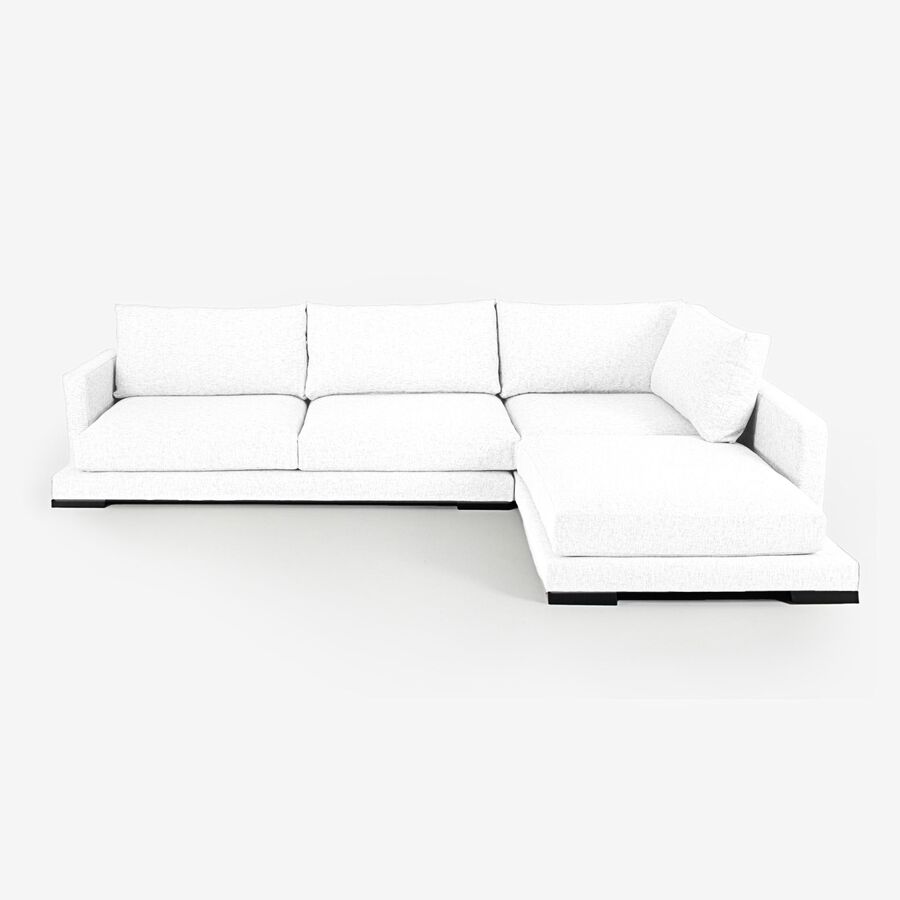 Sofá con chaise longue Lulua 325x215x88cm Clau&Chloe en varios colores