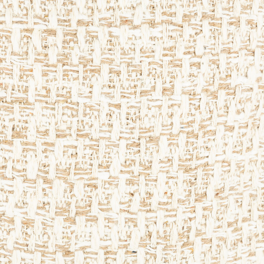 Cojin de algod&oacute;n beige con rayas 45x45cm