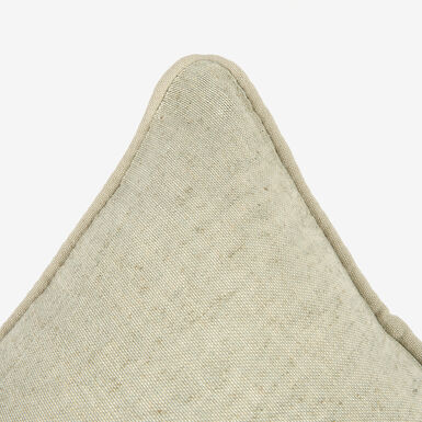 Funda de cojín de lino gris 30x45cm