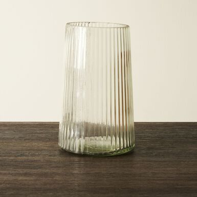 Jarrón de cristal Aura Ø13x20cm