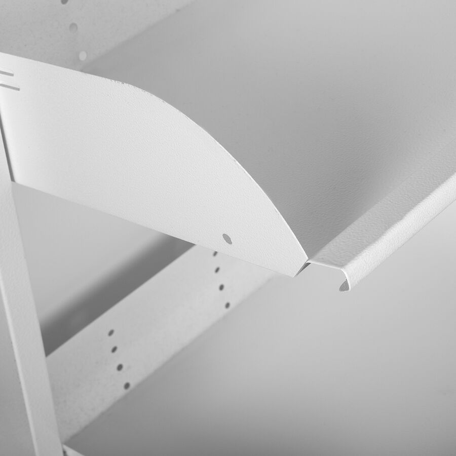 Zapatero blanco metálico 3 departamentos 50x14x103cm