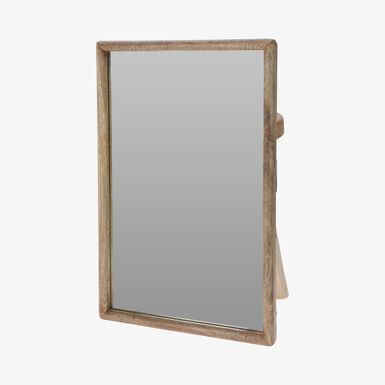 Espejo de pared rectangular de madera 40x2,5x60cm