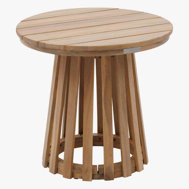 Mesa auxiliar de jard&iacute;n de madera de acacia Osnik &Oslash;50x47cm