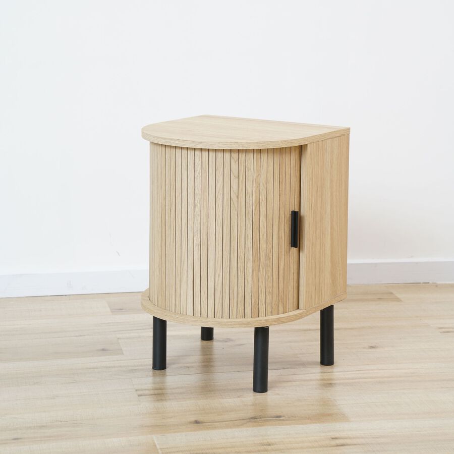 Mesa de noche de madera MDF Medan 40x40x55,5cm