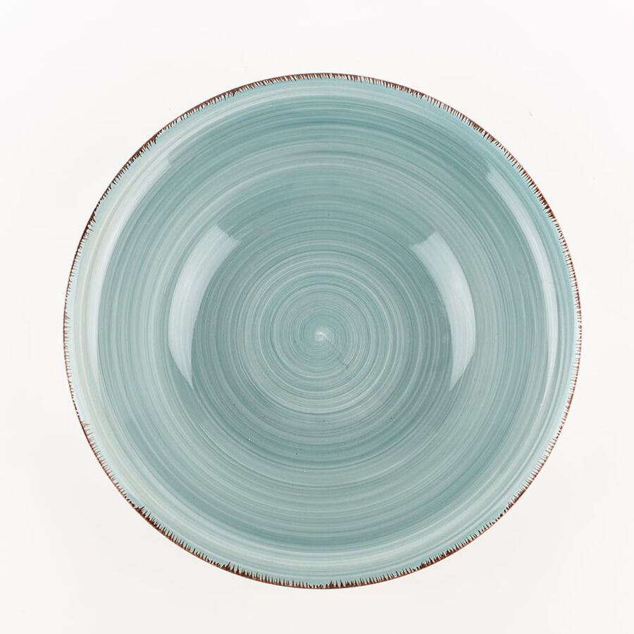 Ensaladera azul de gres Vita Ø23cm