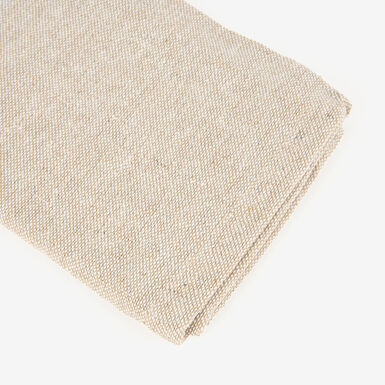 Set de 2 servilletas de algodón beige 43x43cm