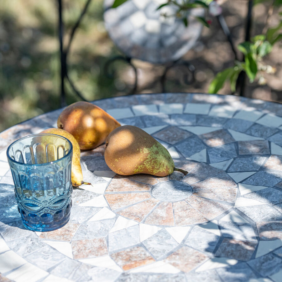 Vaso de cristal azul Madame 23cl