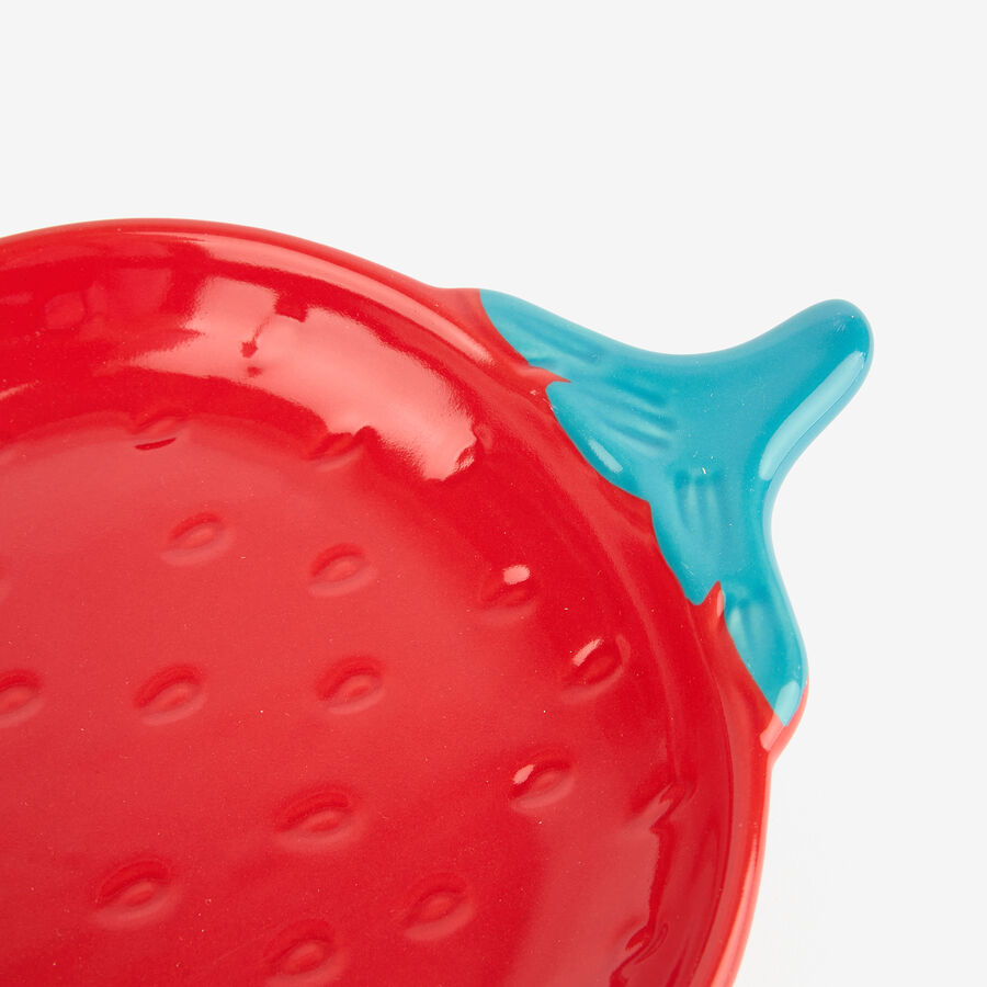 Plato de gres Fresa 18x12cm