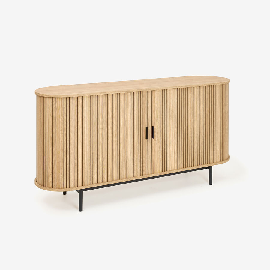 Aparador de madera MDF Medan 150x40x75cm