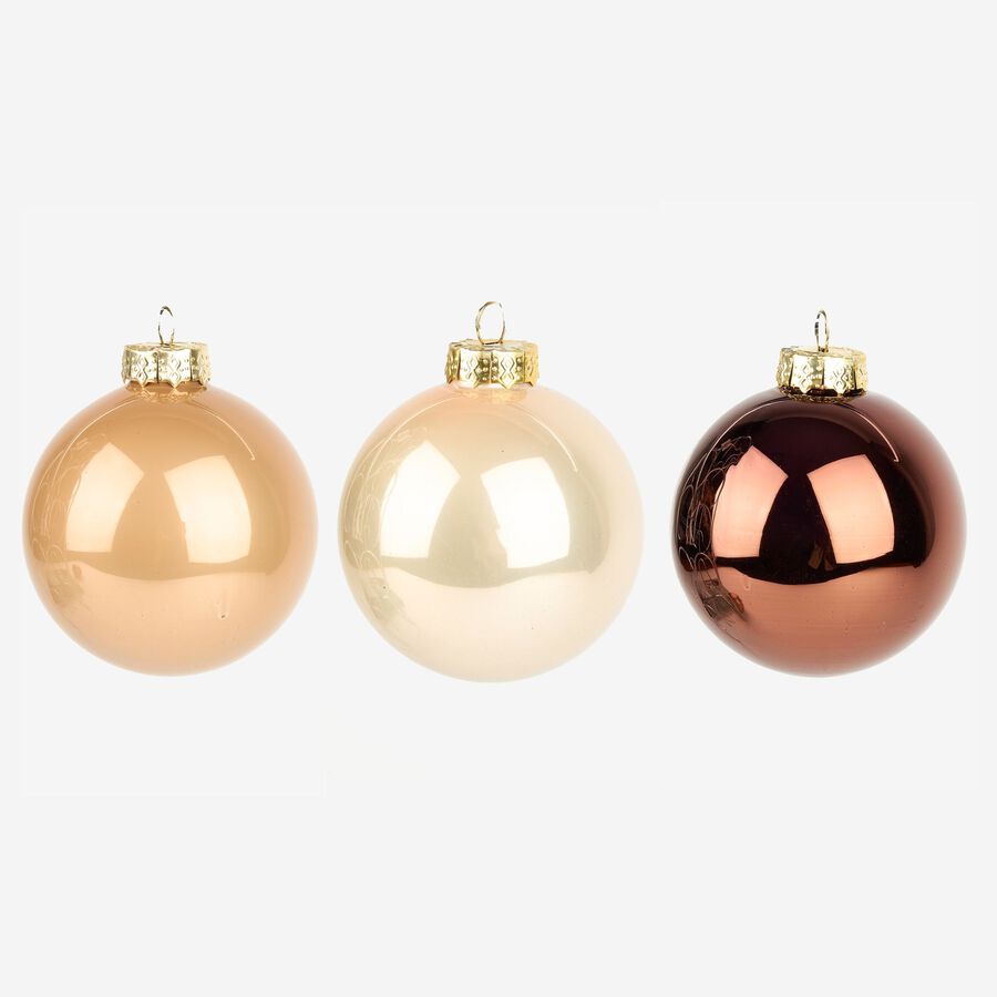 Set de 16 bolas decorativas Navidad &Oslash;13cm