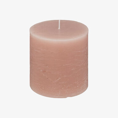 Vela decorativa pilar rosa claro &Oslash;10x10cm