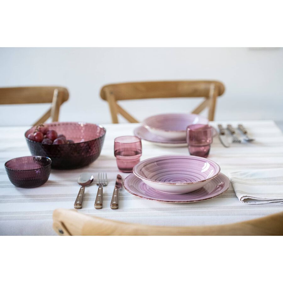 Vajilla de 18 piezas de gres Vita en varios colores