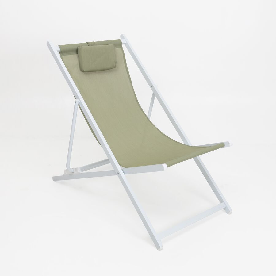 Hamaca de jard&iacute;n verde de aluminio Ereses 101cm