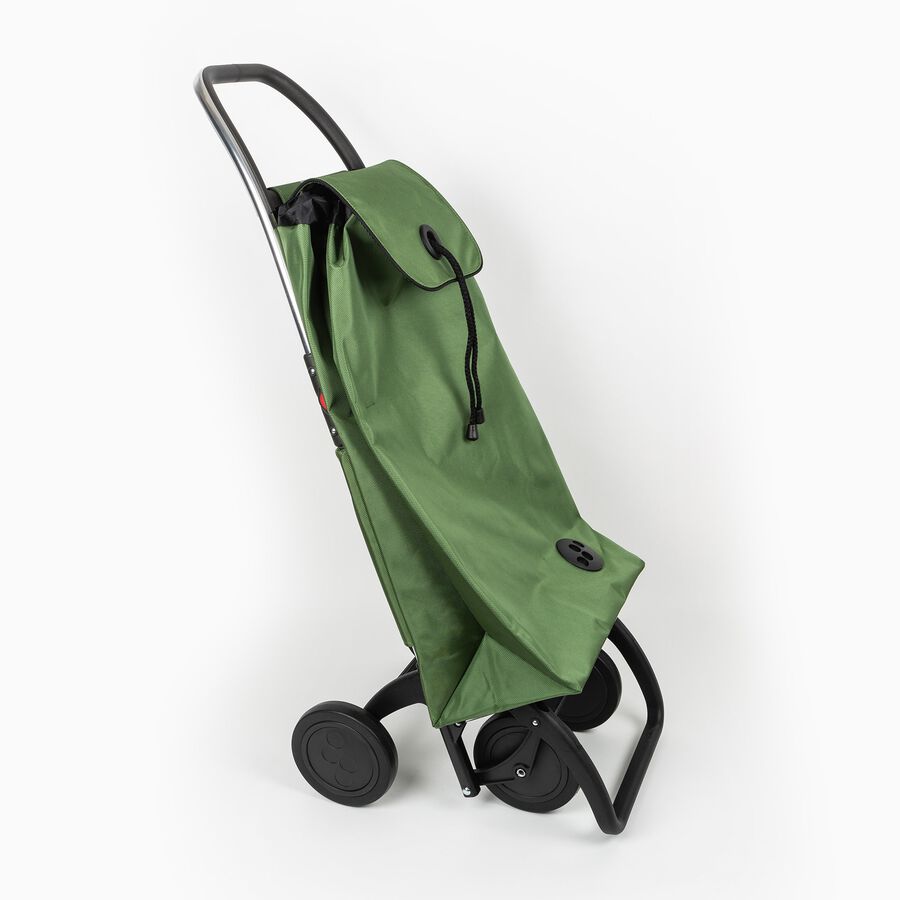 Carro de la compra de acero inoxidable kaki I-Max 4L