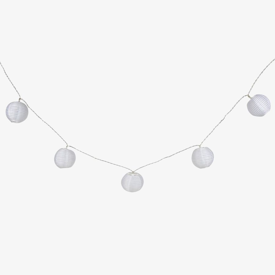 Guirnalda Luminosa 20 Farolillos Blancos