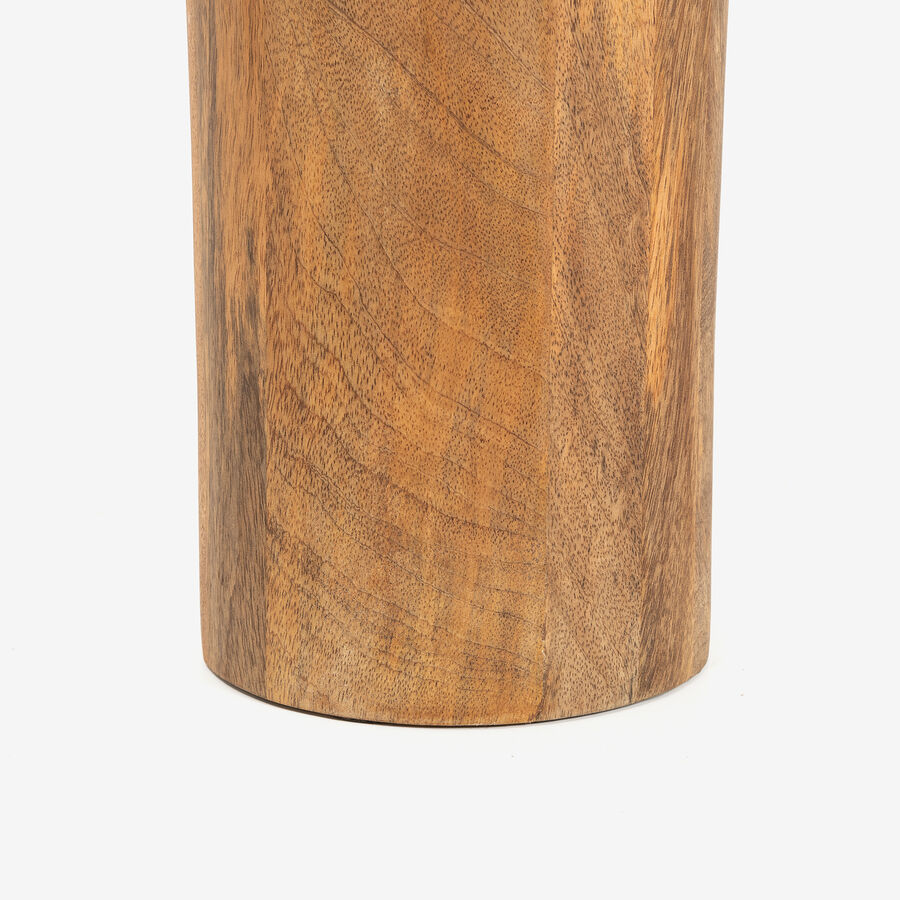 Mesa auxiliar de madera de mango Pisa Ø50x60cm Clau&Chloe