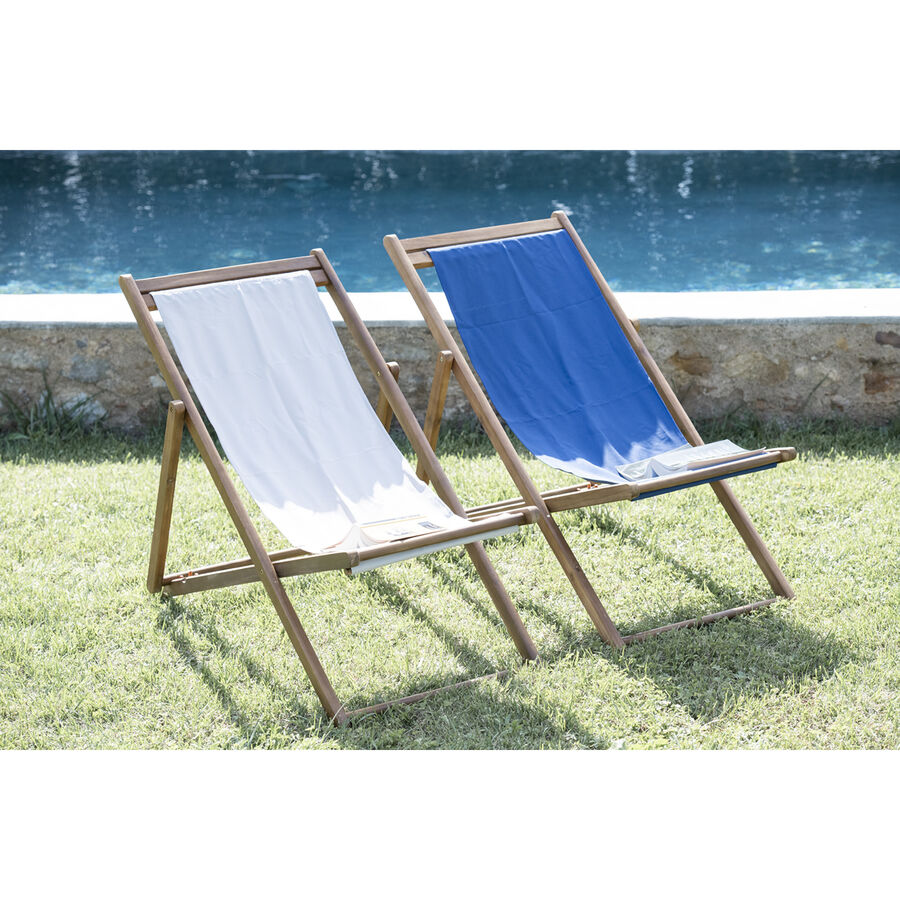 Hamaca de madera de acacia azul Margaret 106x60x80cm