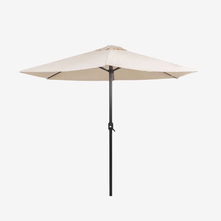 Parasol de aluminio color crema Arucas 3m