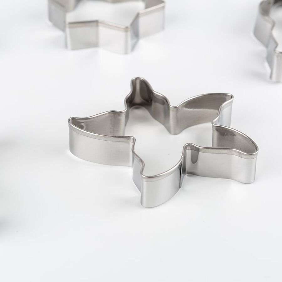 Set de 10 formas para cortar galletas de acero inoxidable